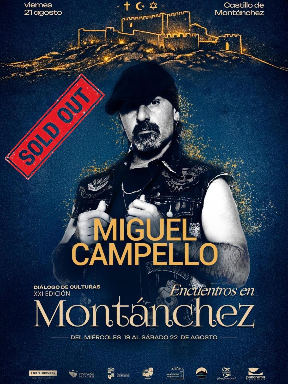 Miguel Campello ha vendido todas las entradas.