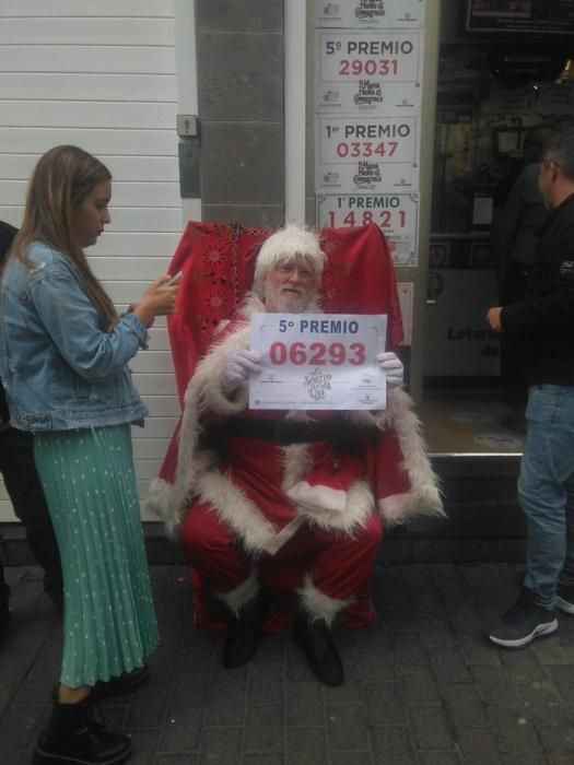 Estos son los afortunados de la Lotería Navidad en Canarias