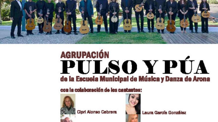 Concierto de la Agrupación de Pulso y Púa de la Escuela Municipal de Música y Danza de Arona