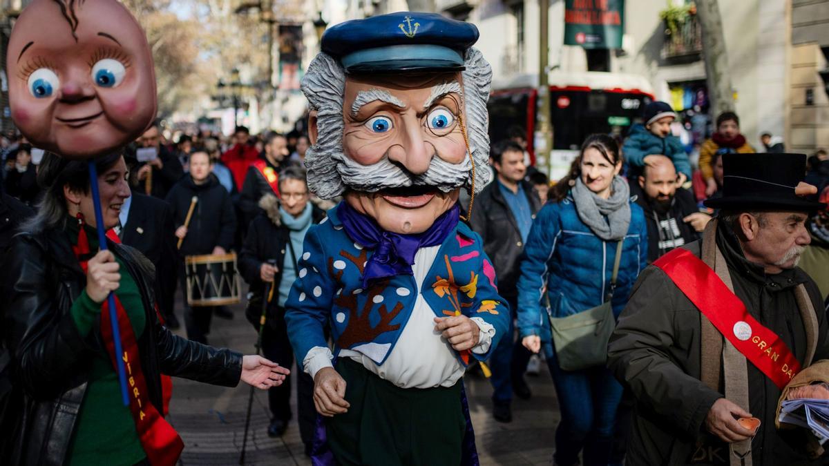 L' Home dels Nassos en Barcelona