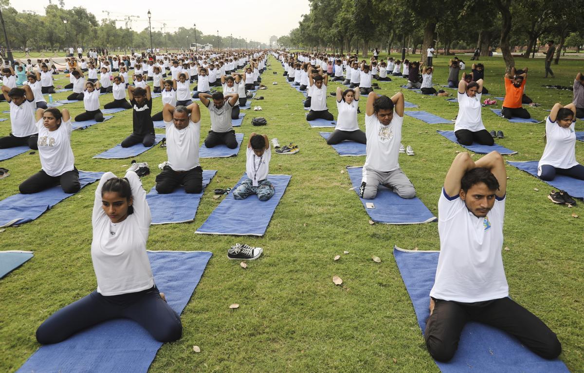 Día Internacional del Yoga en la India