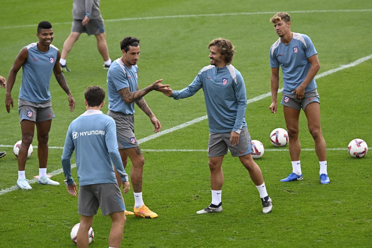 Entrenamiento del Atlético de Madrid