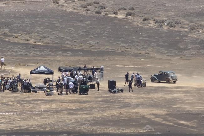 FUERTEVENTURA - BRAD PÌTT RODANDO UNA ESCENA DE LA PELICULA �?Allied�? - 24-05-16 - FOTO: GABRIEL FUSELLI