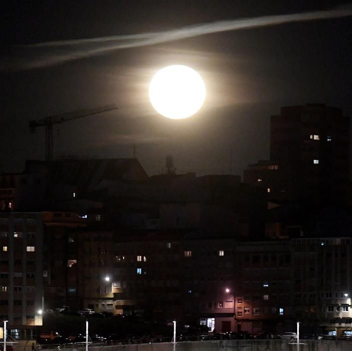 Superluna en A Coruña: La más grande desde 1948