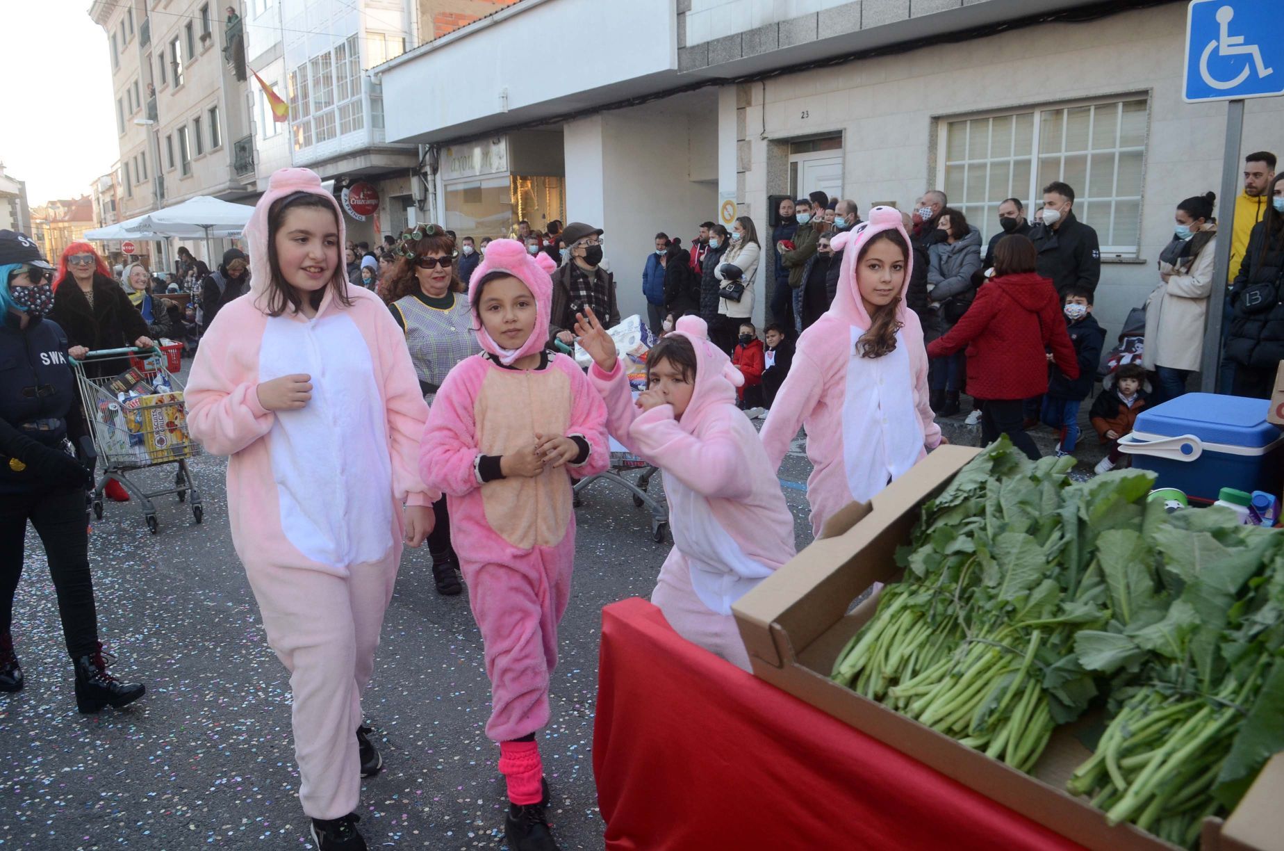 Desfile del Momo en Vilanova para despedir el Entroido 2022.