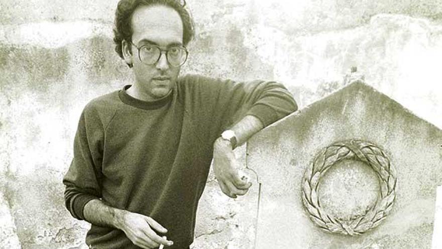 Andreu Vidal (Palma, 1959-1998), en el cementerio de Ciutat.