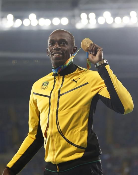 Usain Bolt logró el oro en 4x100, tercero en Río y noveno en su carrera olímpica.