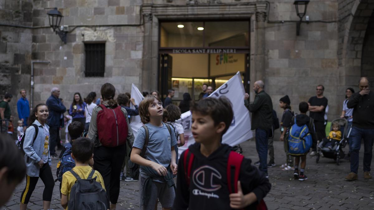 Sant Felip Neri, en el barrio Gòtic, uno de los 22 institutos-escuela de Barcelona.
