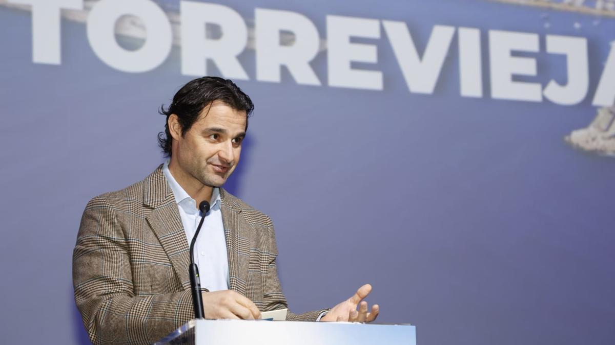 El alcalde Eduardo Dolón durante el Foro de Municipalismo de este martes en el Club Información