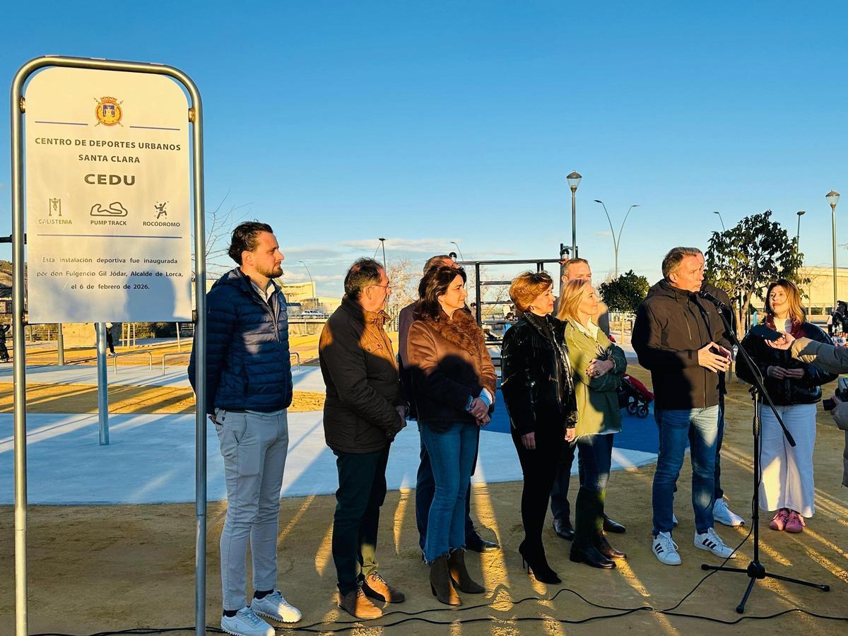 El alcalde, Fulgencio Gil, durante la inauguración.
