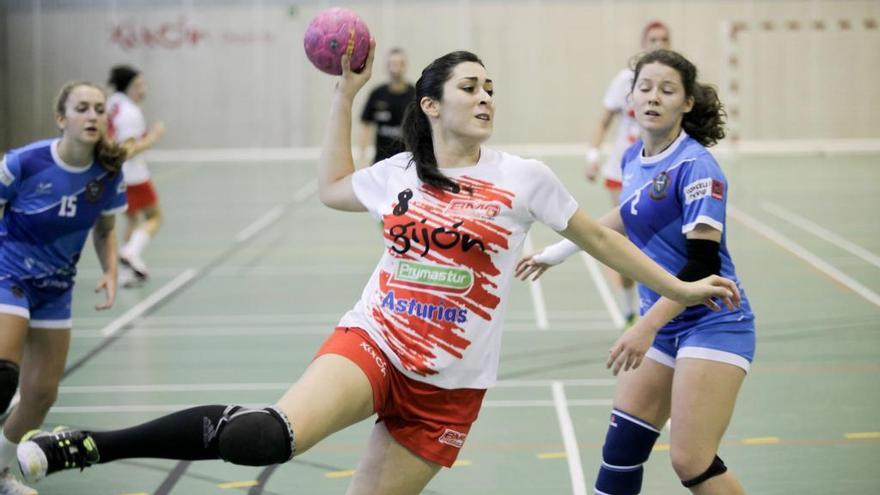 Patricia Martínez, durante un partido.