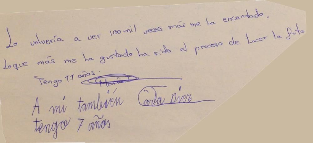 Libro de firmas de la exposición "120 años"