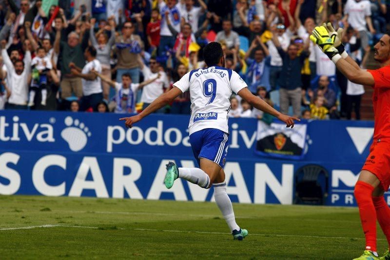 Sufrida victoria del Real Zaragoza contra el Sporting de Gijón