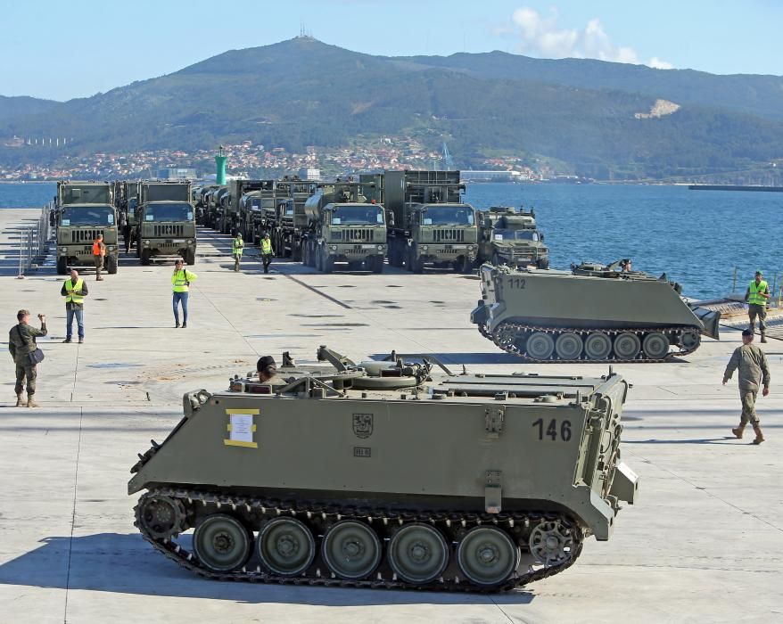 Desfile de acorazados desde Vigo rumbo al Báltico