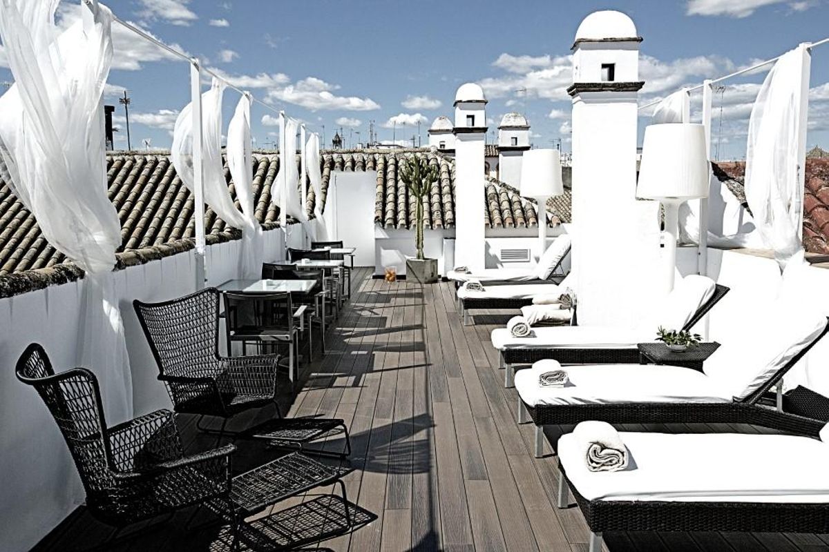Solarium hotel Hospes Casas del Rey de Baena.