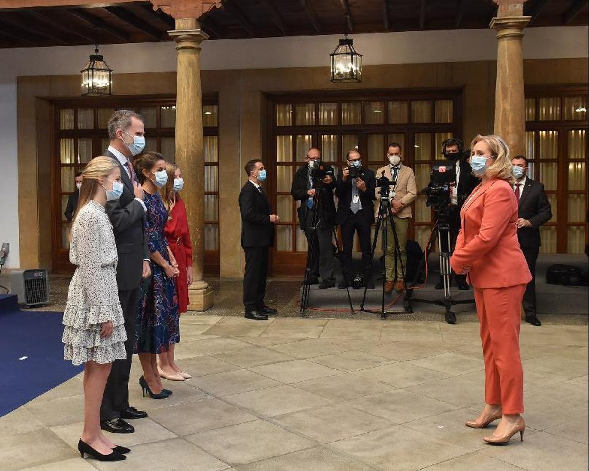 Premios Princesa de Asturias 2020 | Los Reyes reciben a los premiados en el hotel de la Reconquista Premios Princesa de Asturias 2020 | Los Reyes reciben a los premiados en el hotel de la Reconquista