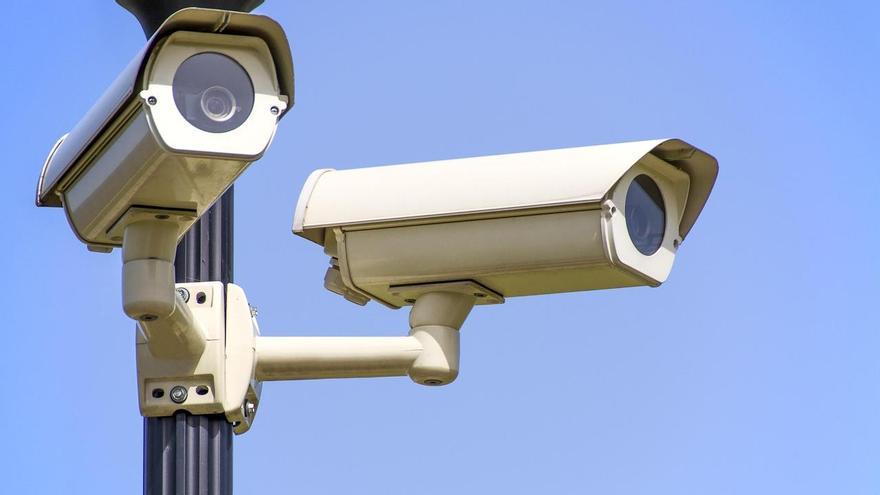 Cámaras de videovigilancia.