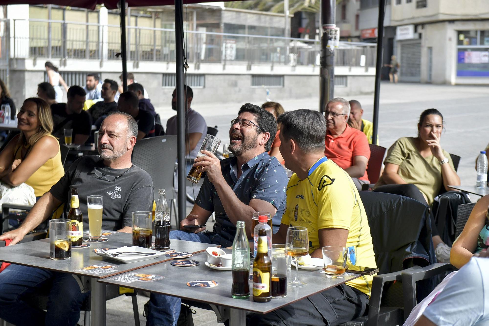 La ciudad vibró con la victoria de la UD Las Palmas contra el Cartagena