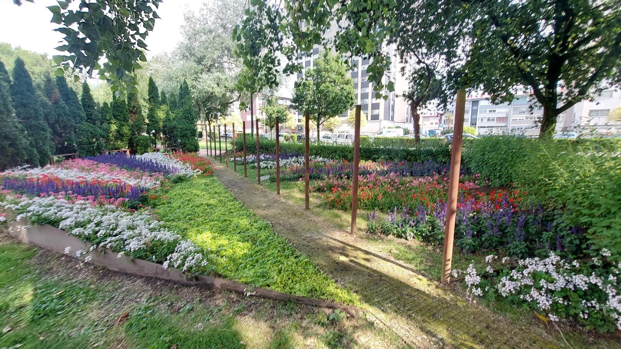 El "Jardín Arco-Iris" que Ponte de Lima cedió a Vigo en 2007