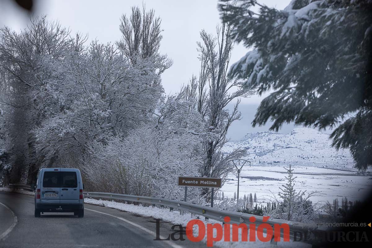 La comarca del Noroeste ofrece una estampa invernal