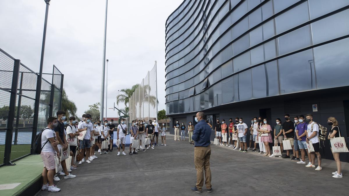 Presentación del grado en Ciencias de la Actividad Física y del Deporte en el campus de Castelló de la Universidad CEU Cardenal Herrera.