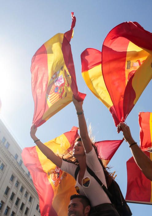 Manifestación en Barcelona por la unidad de España