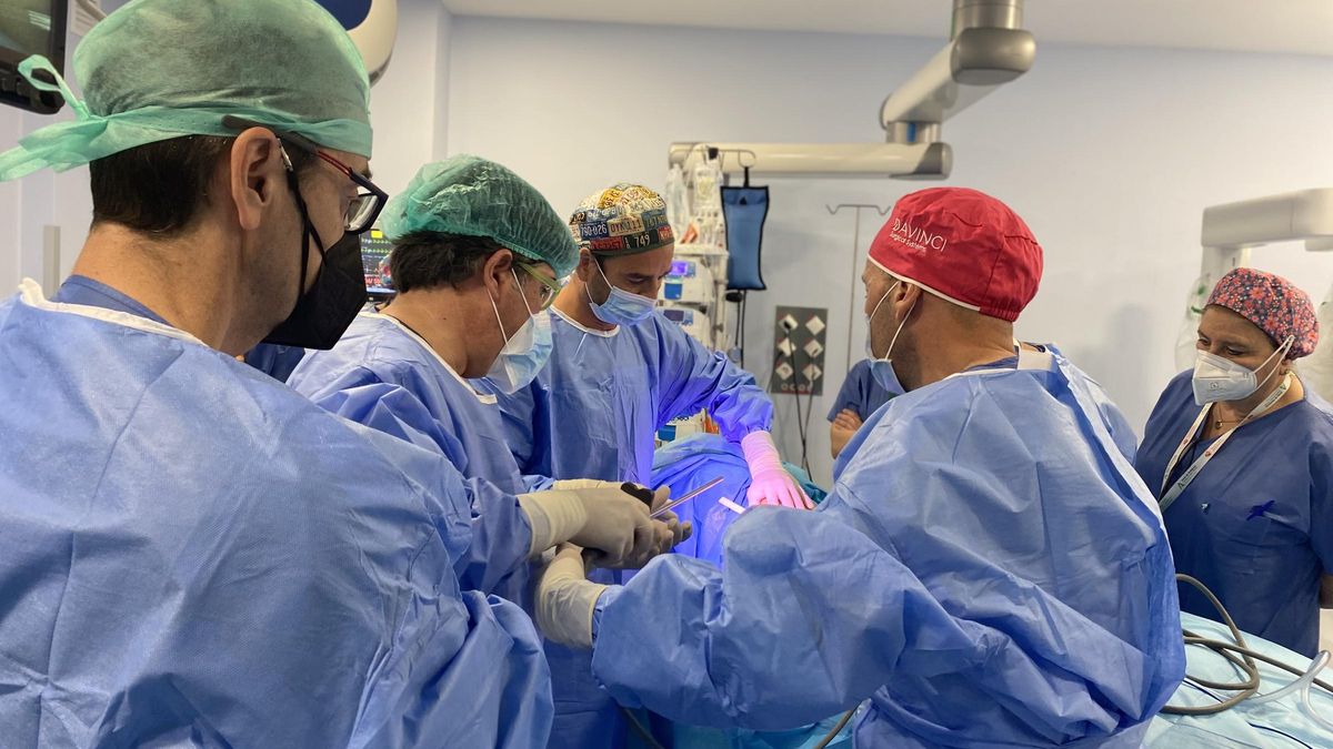 Primera cirugía pediátrica robótica en el hospital reina Sofía.