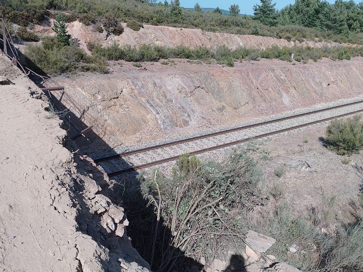 Zona afectada por el incidente