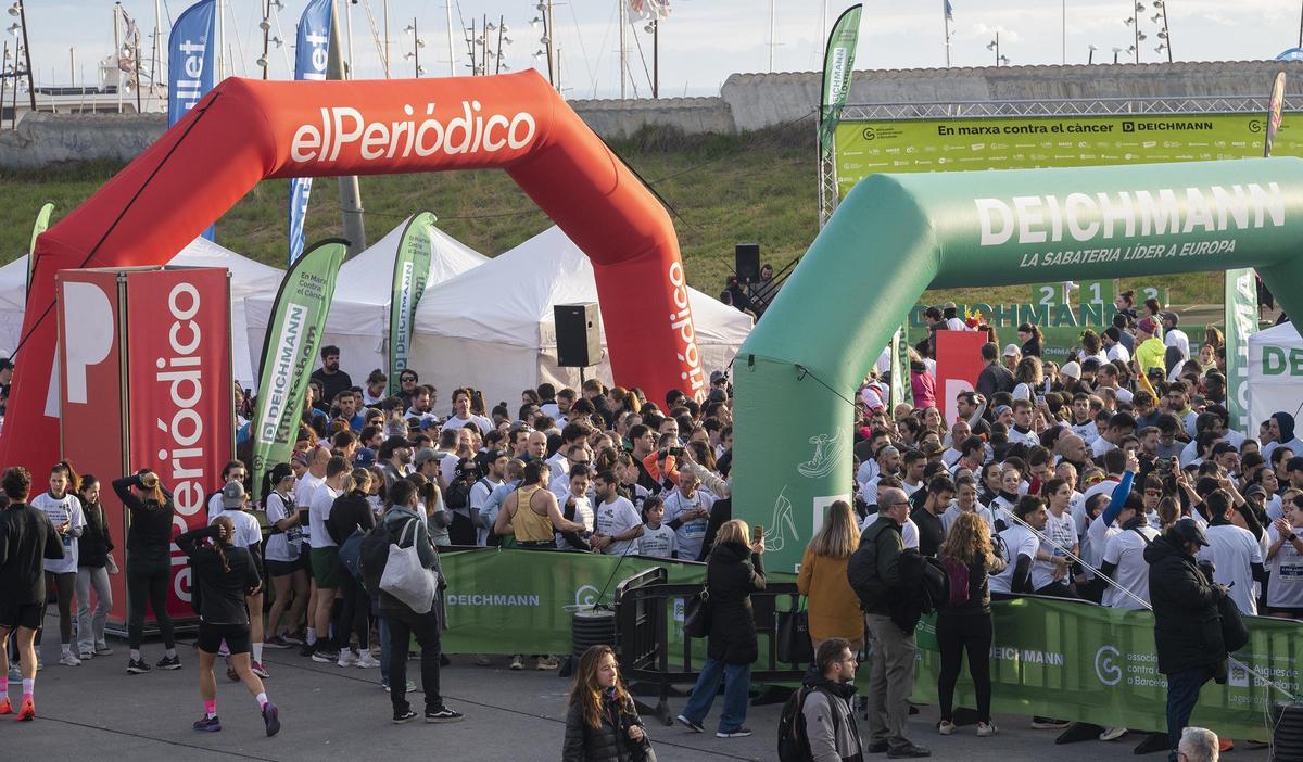 Barcelona corre contra el cáncer en el Fòrum