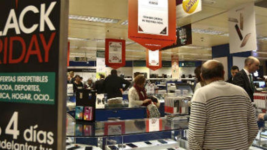 El Black Friday llega con fuerza a Alicante