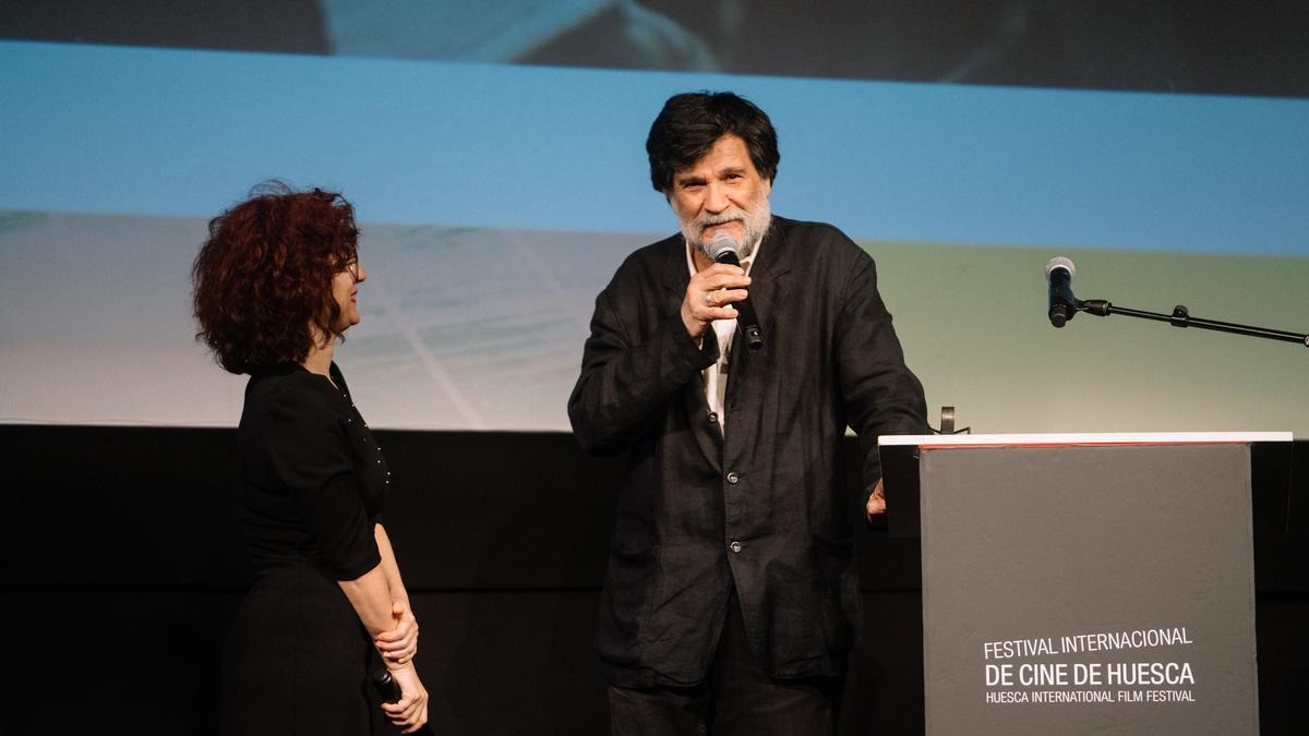 Víctor Erice recibió el homenaje del 52 Festival Internacional de Cine de Huesca.