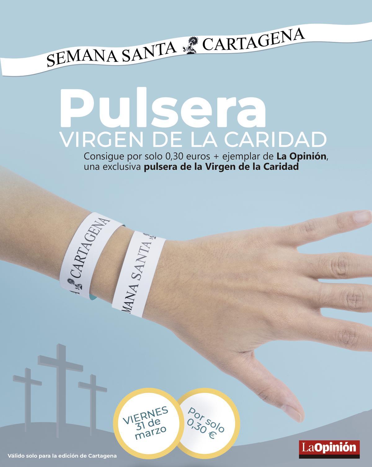 Imagen PULSERA VIRGEN DE LA CARIDAD LA OPINIÓN DE MURCIA 468625 (44669189)