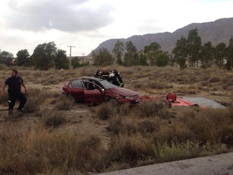 Herido en un accidente de coche en Alicante