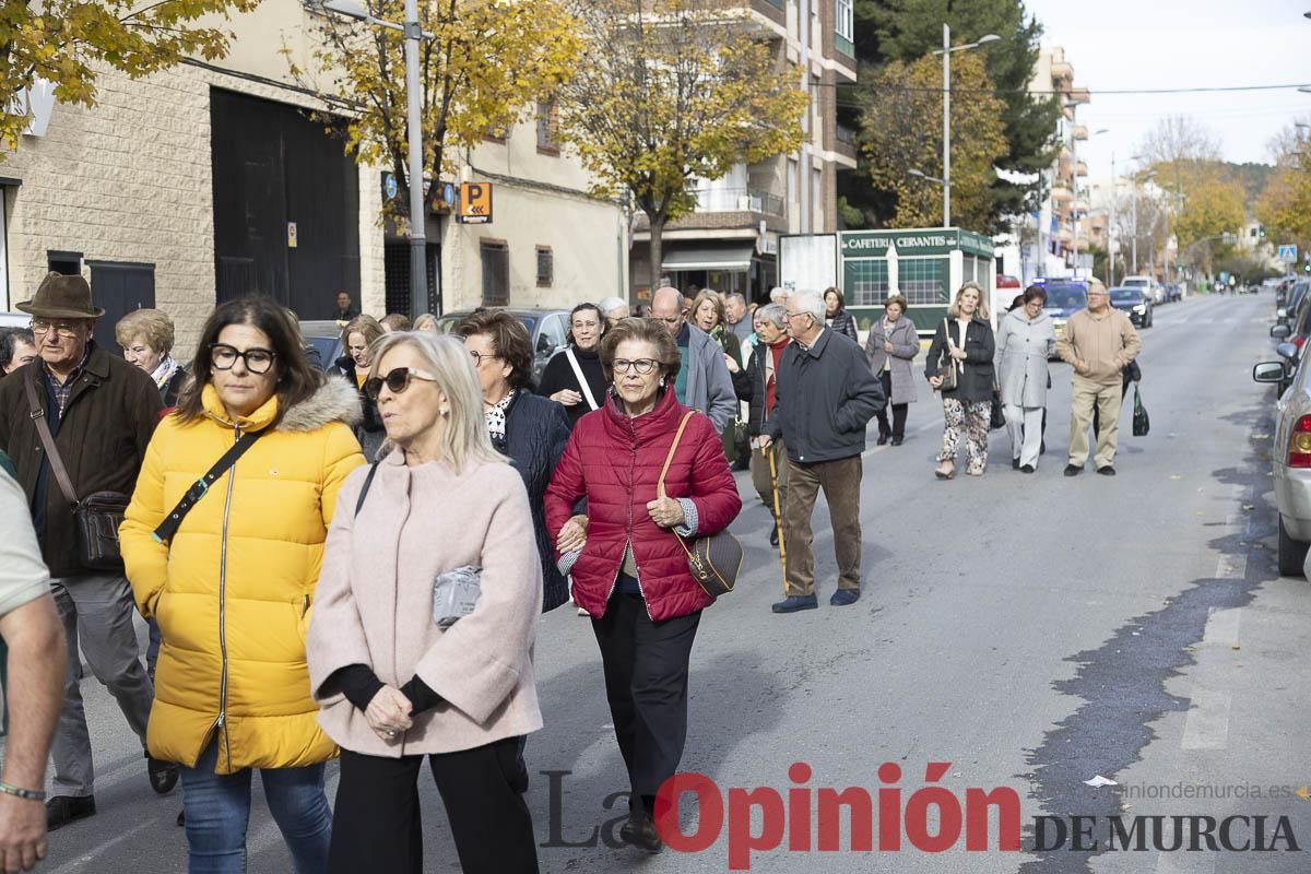 Así ha sido el traslado del cuatro y la reliquia de Santa Teresa de Jornet desde el Asilo hasta la Parroquia de la Concepción en Caravaca
