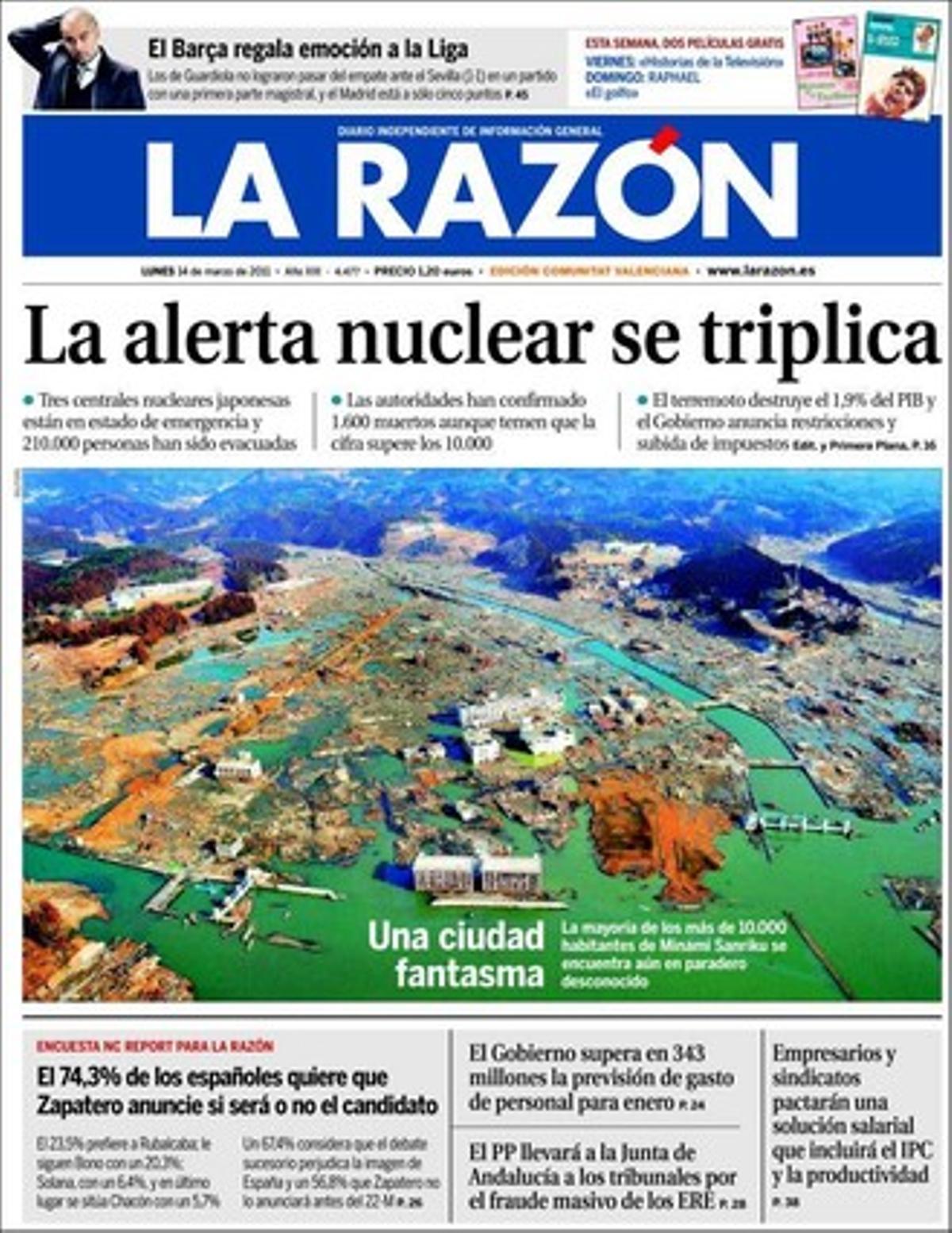 la razón 14-03-2011