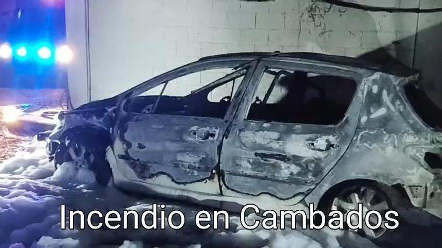 Tercer incendio urbano en Cambados en apenas quince días