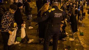 BCN viu una intensa Nit de Cap d’Any de celebracions i control policial