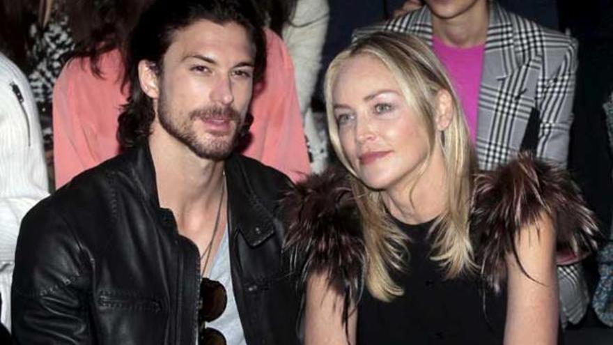 Sharon Stone y Martín Mica.