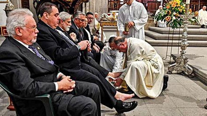 Lavado de pies en la Cena del Señor