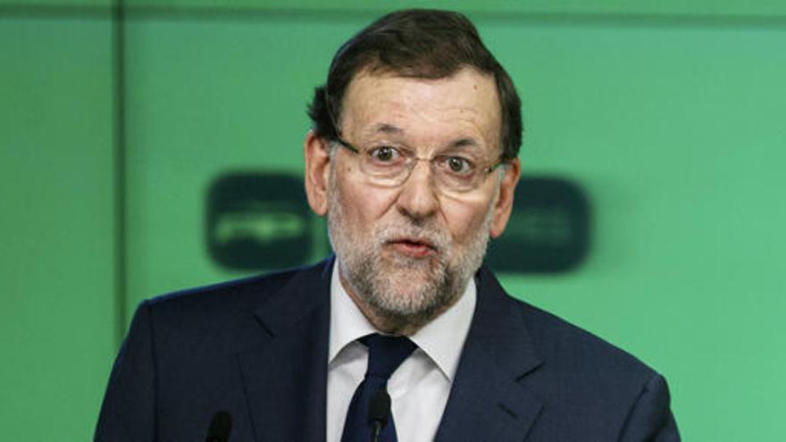 Mariano Rajoy, en una rueda de prensa.