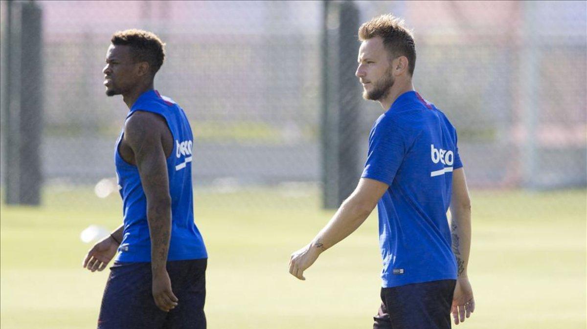 Semedo ha entrenado apartado del resto de sus compañeros