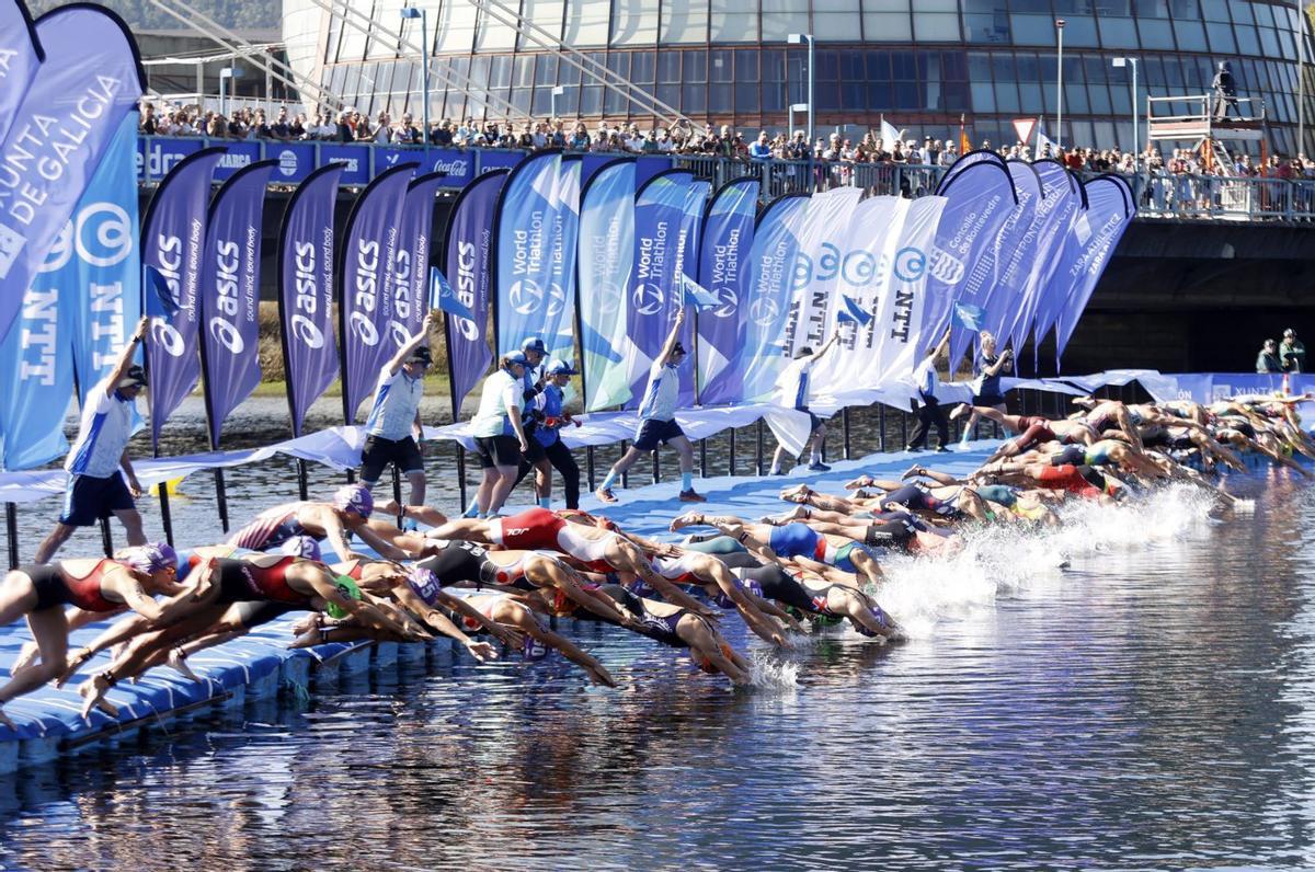 La final de las series mundiales de triatlón de septiembre tienen reservado un millón de euros. | GUSTAVO SANTOS
