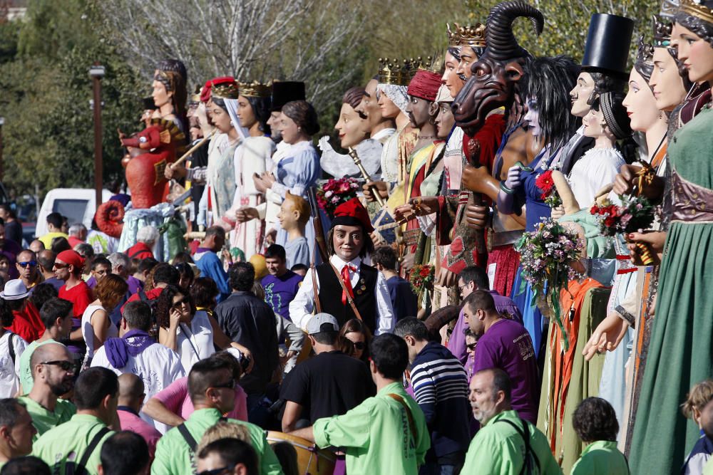 El 65è aniversari dels gegants de Salt aplega més d''una vintena de colles