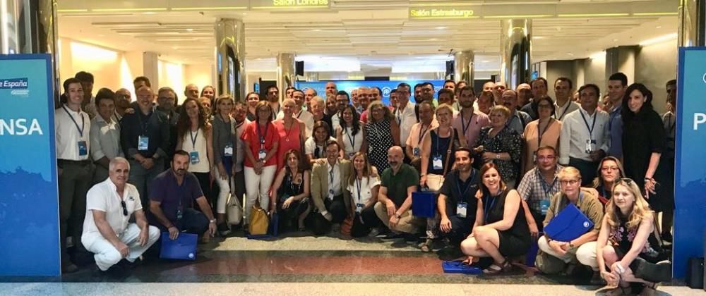 Delegación valenciana en el 19º Congreso del PP