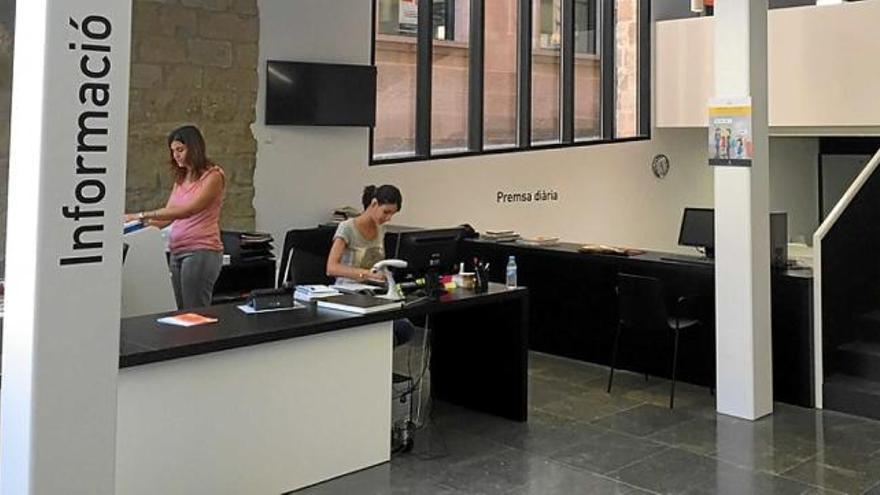 Instal·lacions de la nova biblioteca comarcal Carles Morató