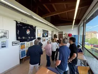 La Peña Azul Lugo de Llanera celebra su 25º aniversario con una exposición sobre los orígenes del Real Oviedo