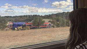 "És trist passar per aquesta zona, però la vida continua"