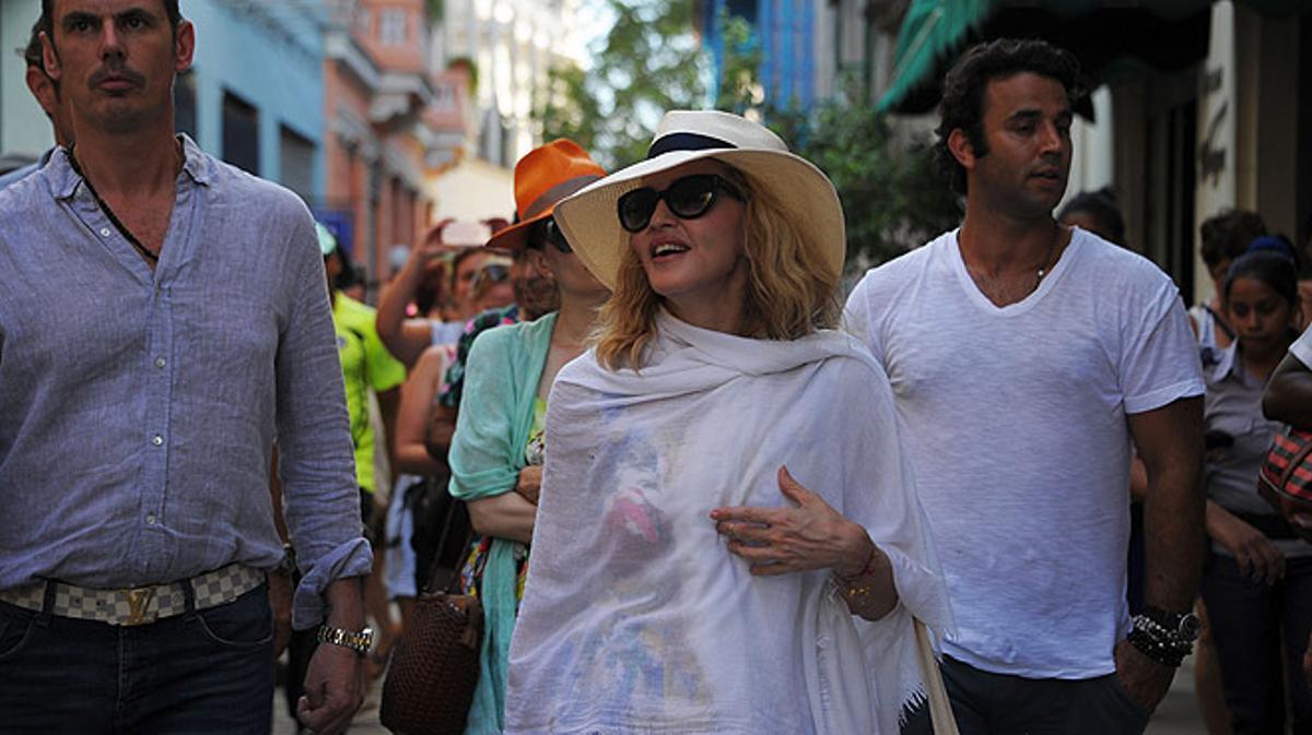 La cantant Madonna revoluciona l’Havana durant la seva visita a Cuba.