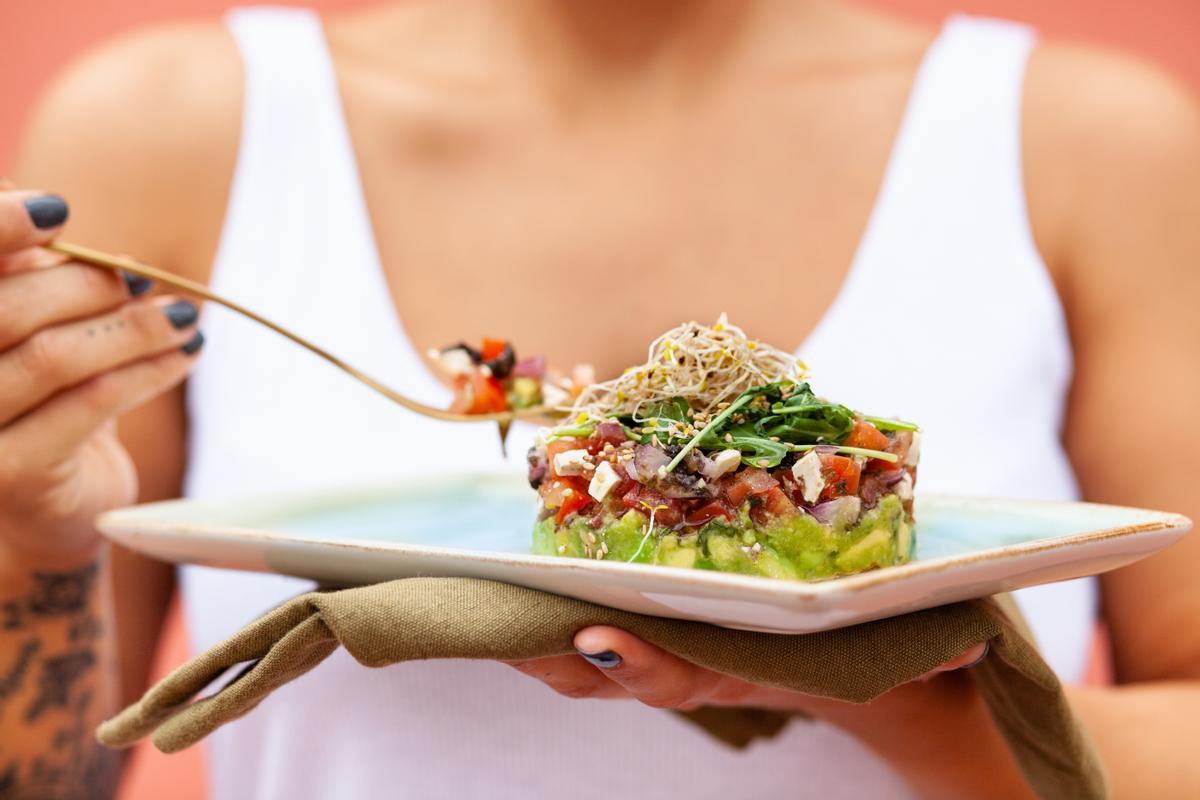 Tartar de tomate de Green &amp; Burger.