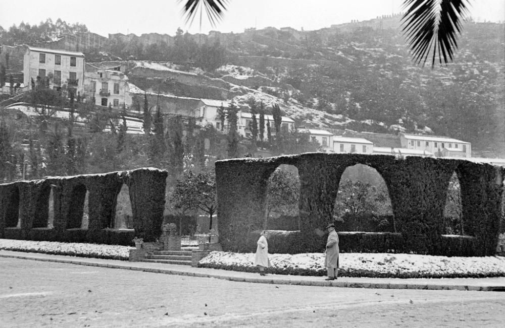 Nevada en Málaga del 3 de febrero de 1954.